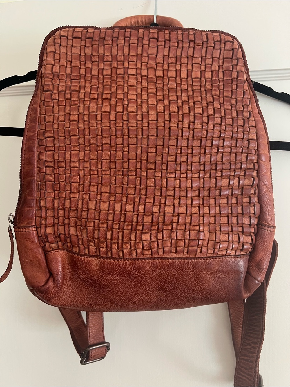 Vilenca Holland Woven Leather Backpack | New with Tags - Picture 3 of 11
